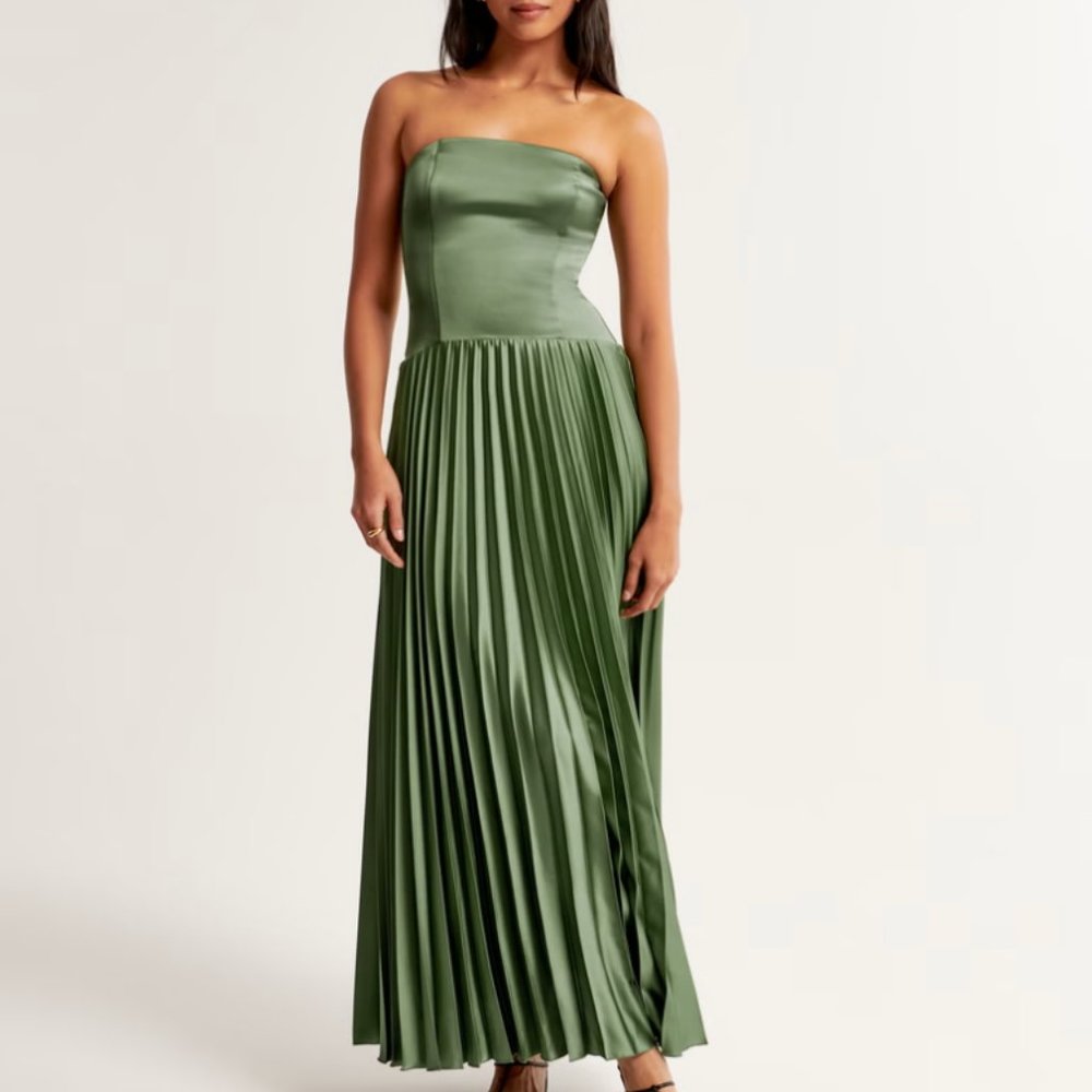 The A&F Giselle Strapless Drop Waist Gown | XXS